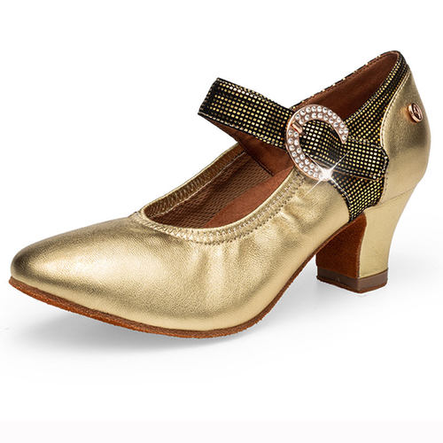 东方名派摩登鞋室内女羊皮舞蹈鞋