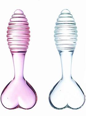 A glass-made anus used as a masturbation toy