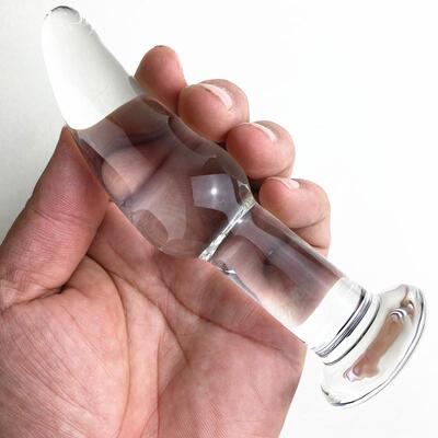 A glass-made anus used as a masturbation toy