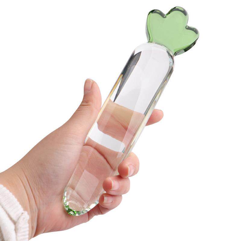 玻璃搅拌棒耐高温水晶黄瓜自卫慰器穴位棒茄子萝卜香蕉玻璃按摩棒