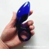 glass masturbation made used anus toy