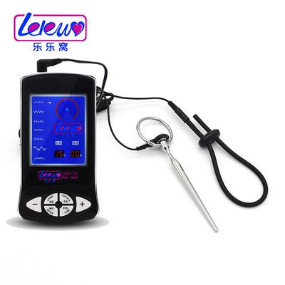 Male penis electric shock punishment toy urethral dilator