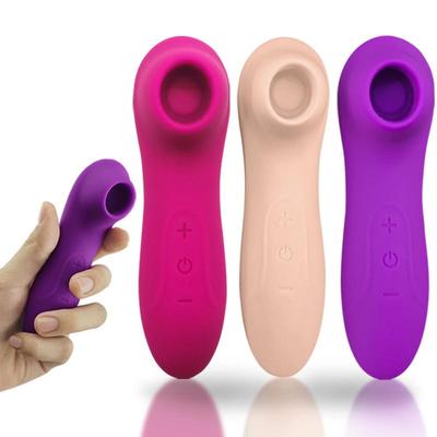 Female use sucking vibrator and stimulator
