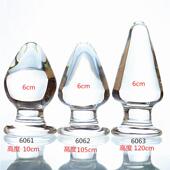 glass masturbation made used anus toy