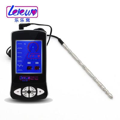 Male penis electric shock punishment toy urethral dilator