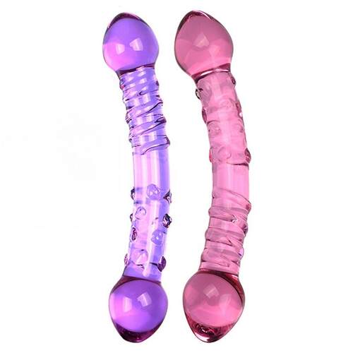 Glass-made femalemasturbation toy fake phallus adult product
