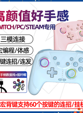 switch宏手柄可编程60个按键连招挂机巨集ns2手制体感pc电脑yuzu