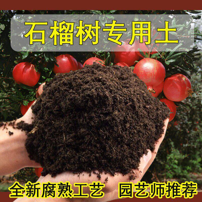 石榴专用土石榴专用营养土果树盆栽花土种植土壤有机肥料培育土