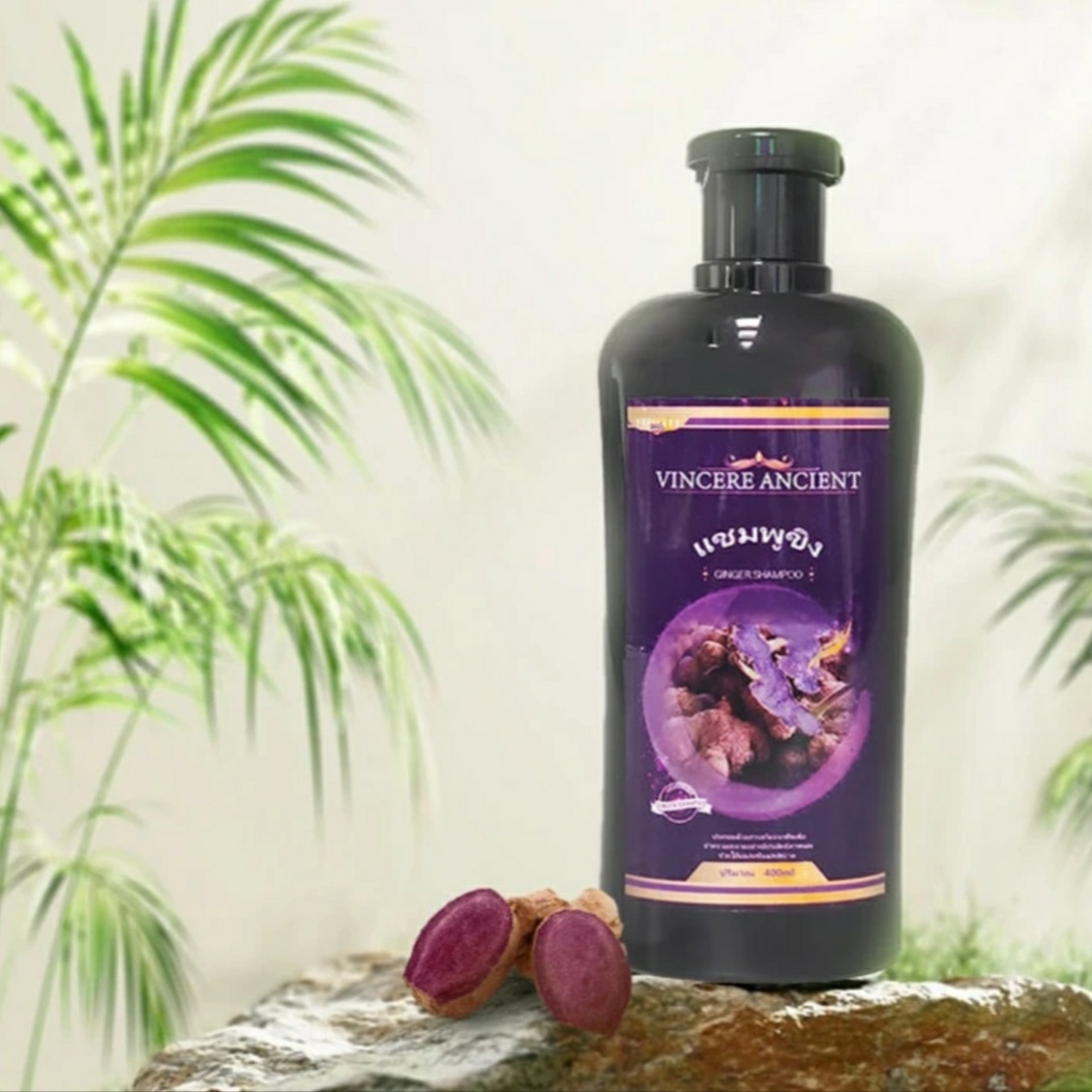 特价！VINCERE ANCIENT泰国原装进口黑姜控油清爽修护洗发水400ml