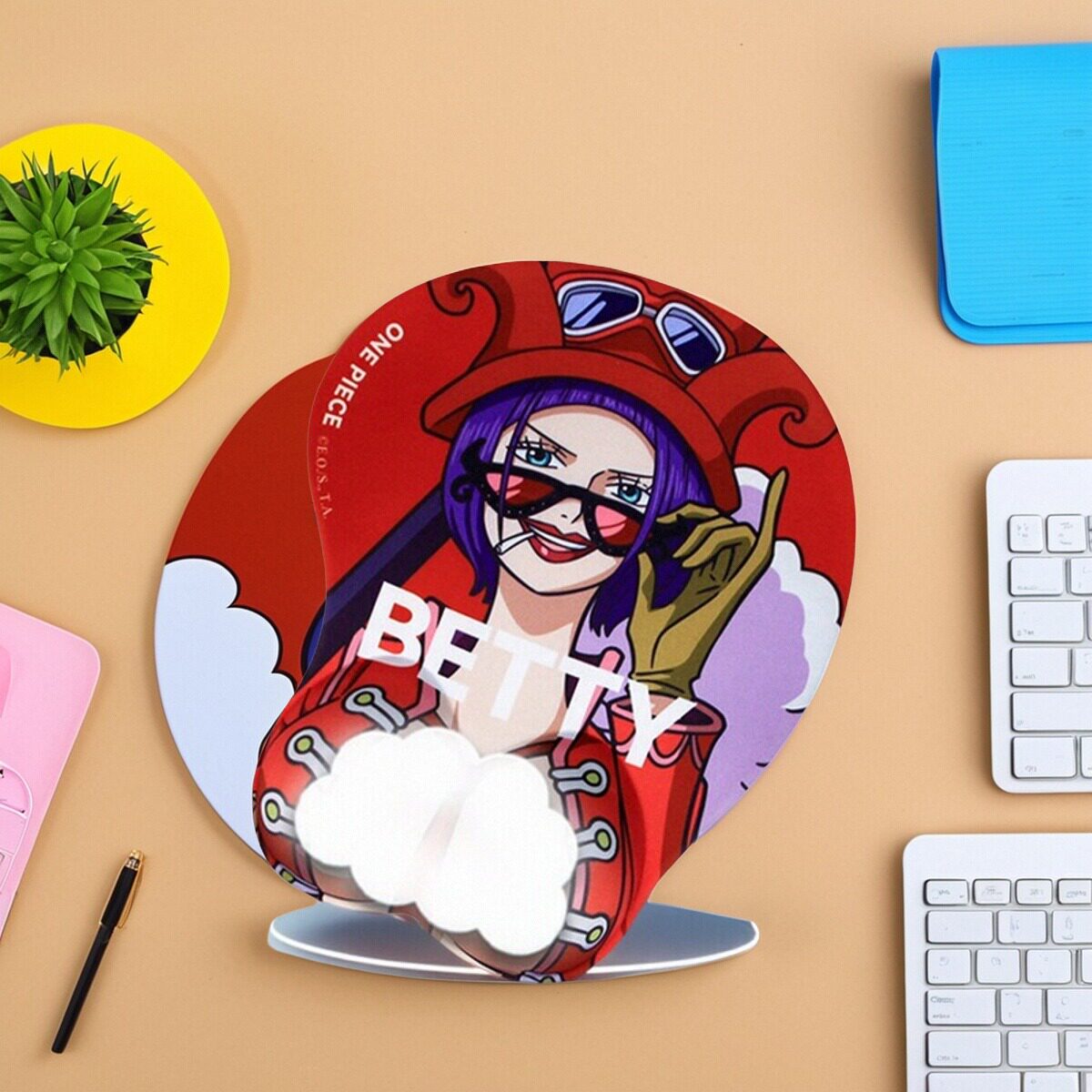 航海王正版3D立体护腕垫动漫美女