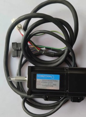 90K65-001305 三洋伺服马达Q2AA04006DXS5U 雅马哈R轴马达YG200