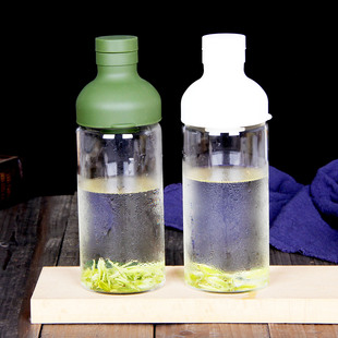 便携随行玻璃冷萃杯办公室大容量外带茶水分离果茶杯豆浆冷泡茶瓶