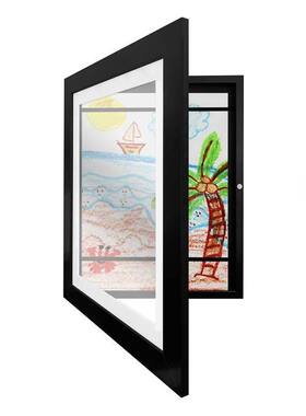 热销儿童艺术框KidsArtFrame学生艺术磁吸储存式画框翻盖框