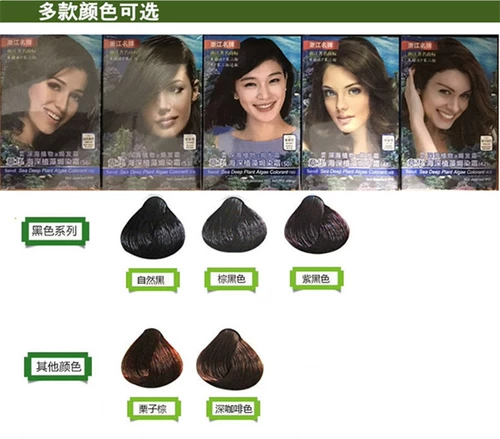 Чжан Хуа Экологическое глубокое морское растение окрашивание зла/запеченные сливки/запеченные кремовые пурпурные черные