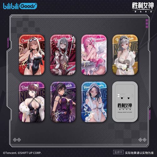 正版胜利女神新的希望时装系列徽章盲盒动漫周边谷子装饰收藏吧唧