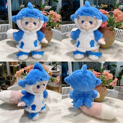 【特价衣服】网红款可爱小鲨鱼娃衣着替适合S号贝贝儿娃衣