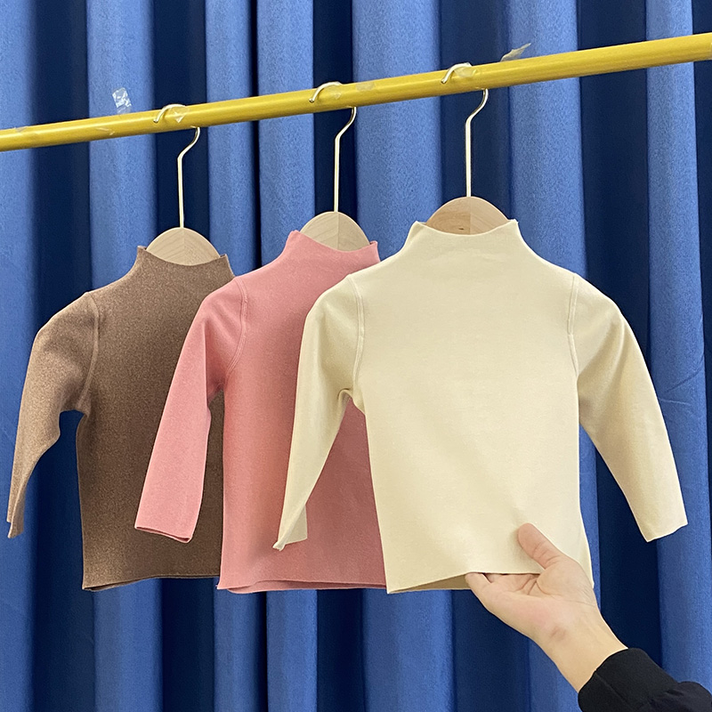 德绒秋冬保暖贴身无痕睡衣打底衫