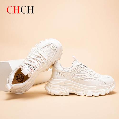 CHCH平衡鞋真皮老爹鞋女