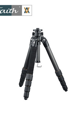 Faith辉驰FT-B5302碳纤维单反三脚架 户外脚架黑钻碳素