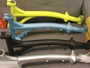 国布铝合金车架碟刹版 406／451通用4件套主梁前后叉立管重量3kgs