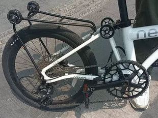 Java 寸专用货架黑银实心铝合金380克左右不带易行轮 neo