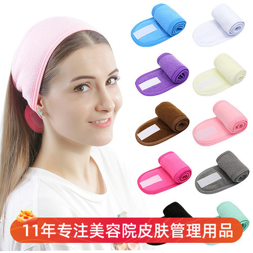 月子纹绣粘贴式皮肤管理束发带