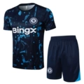 25 Chelsea Tibetan Blue Inkjet (Short Sleeve + Shorts)