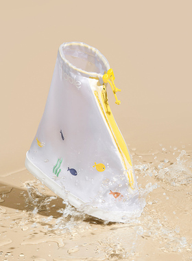 法国coolable儿童雨鞋套防滑加厚耐磨女孩男童避雨小学生雨天防雨