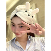 馨帮帮杂货铺 卡通兔子干发毛巾可爱包头巾浴帽吸水速干干发帽女