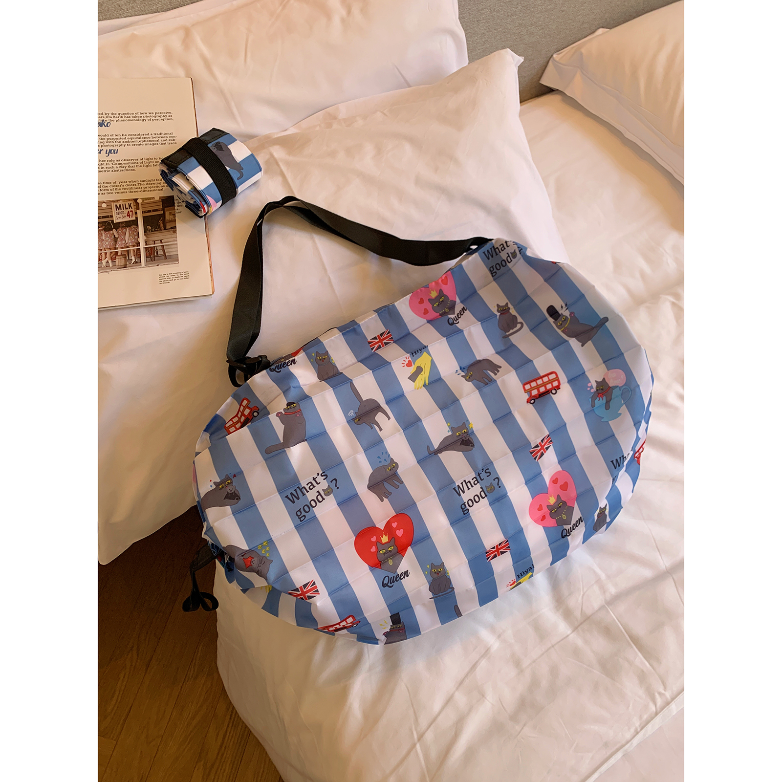 买菜收纳袋卡通大容量超市购物袋