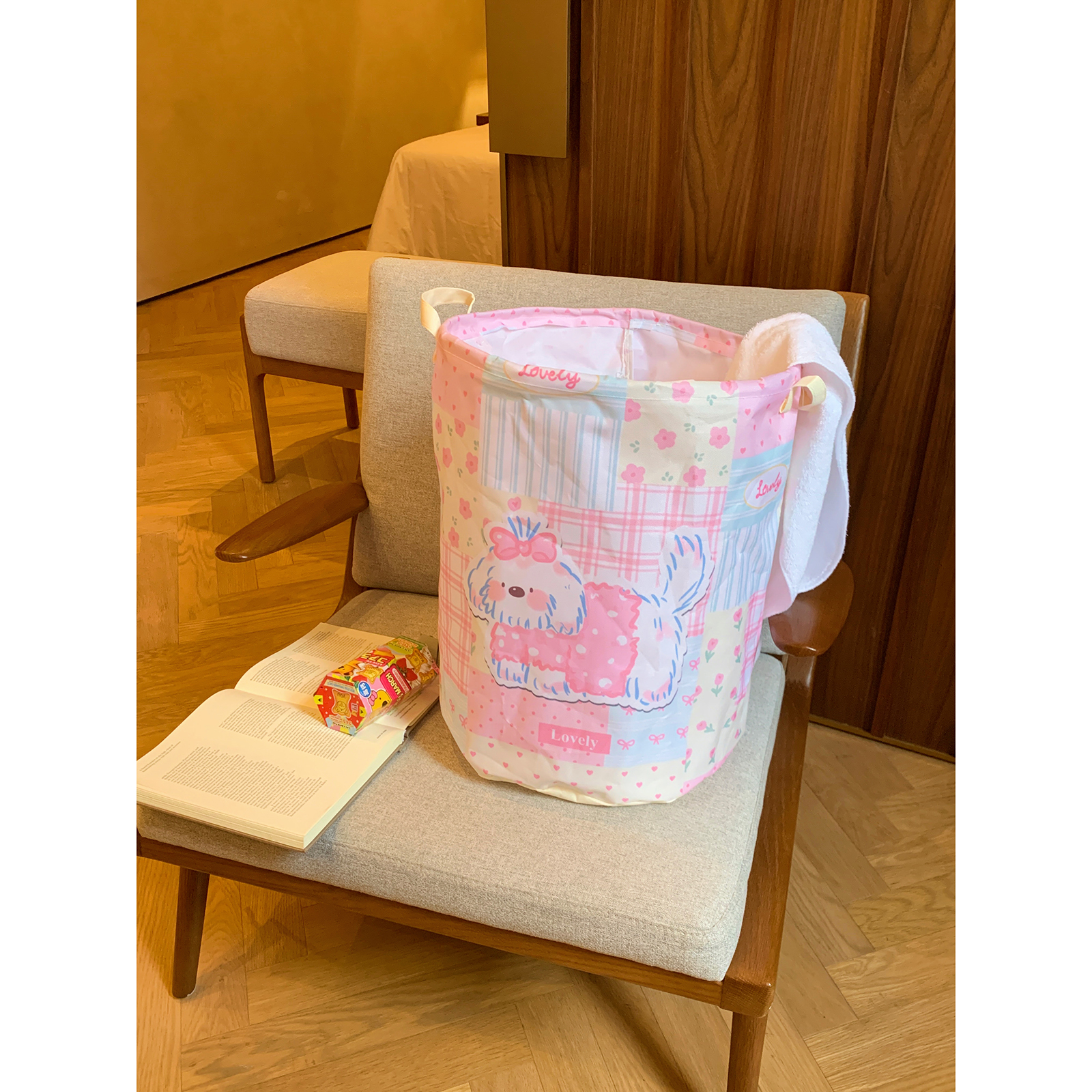 可折叠收纳筐大容量卡通脏衣桶