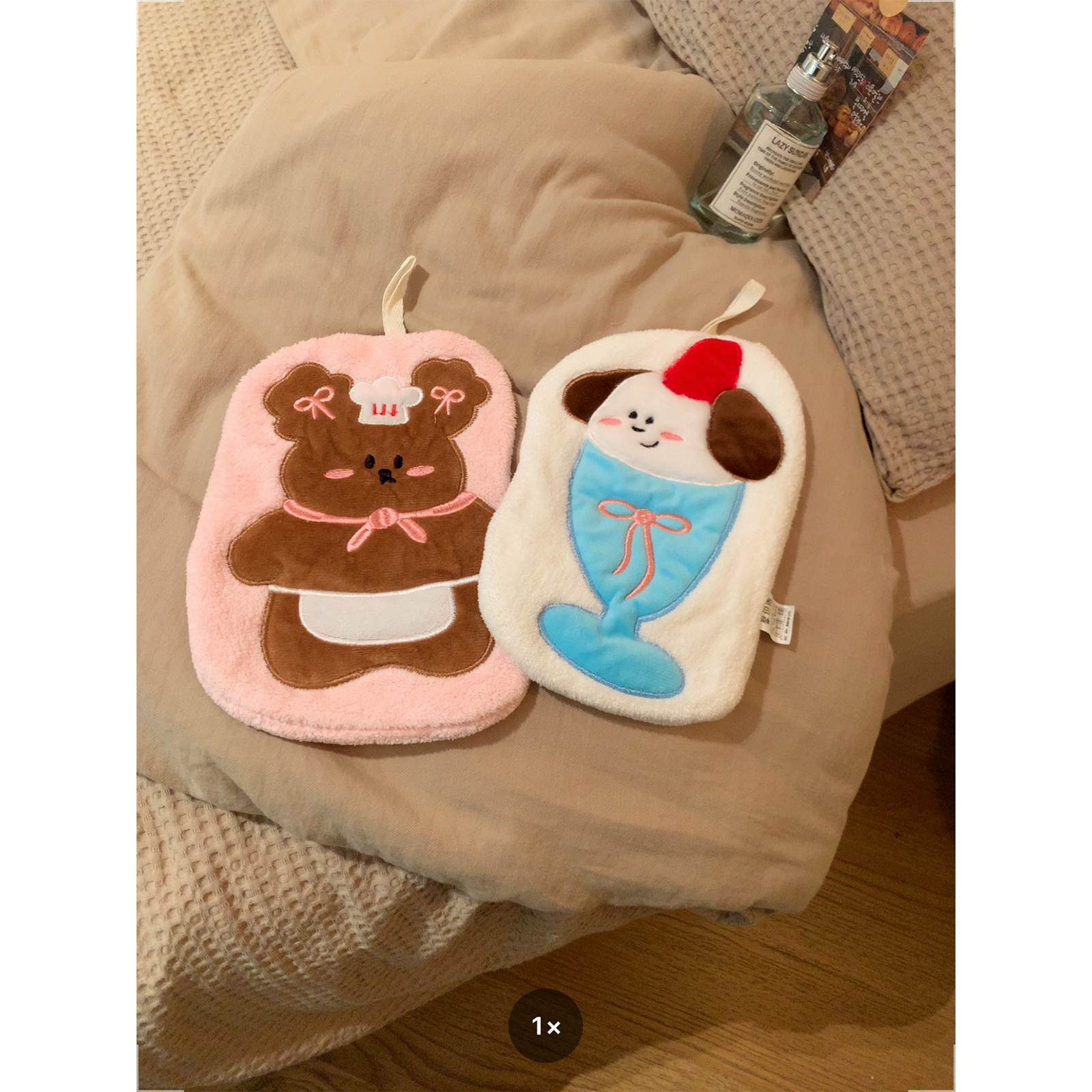 卡通挂式手巾吸水速干厨房擦手巾