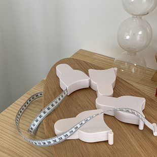 馨帮帮杂货铺 可爱便携卷尺量腰围皮尺自动伸缩卷尺测量三围软尺