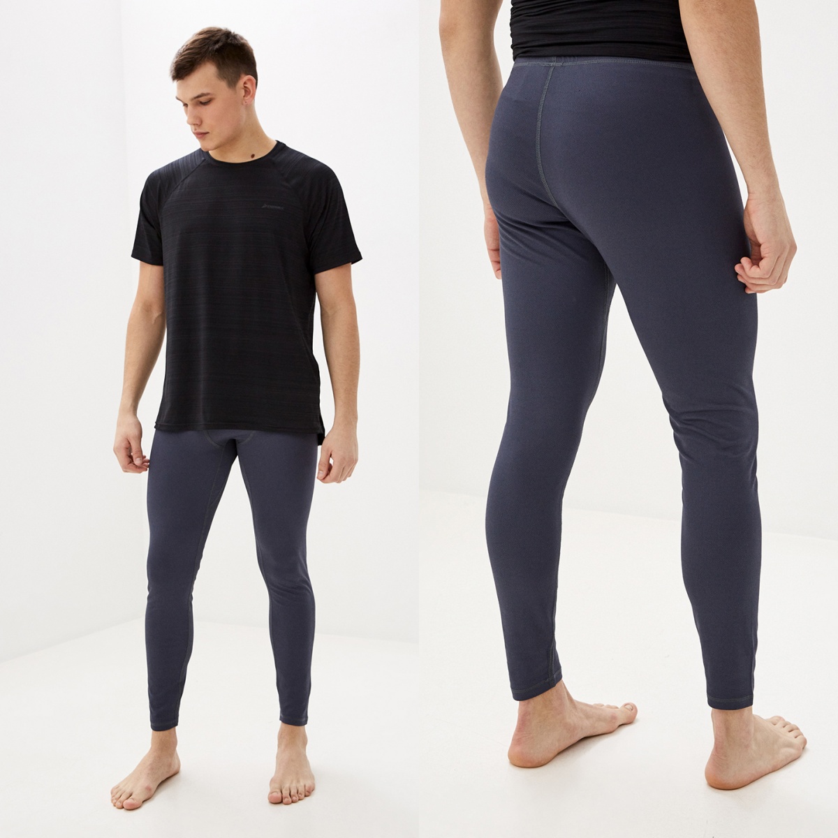 俄罗斯蓄热保暖滑雪打底裤下装男