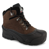 美单东北零下抗寒防水徒步防滑新雪丽保暖户外大码 真皮靴雪地靴男