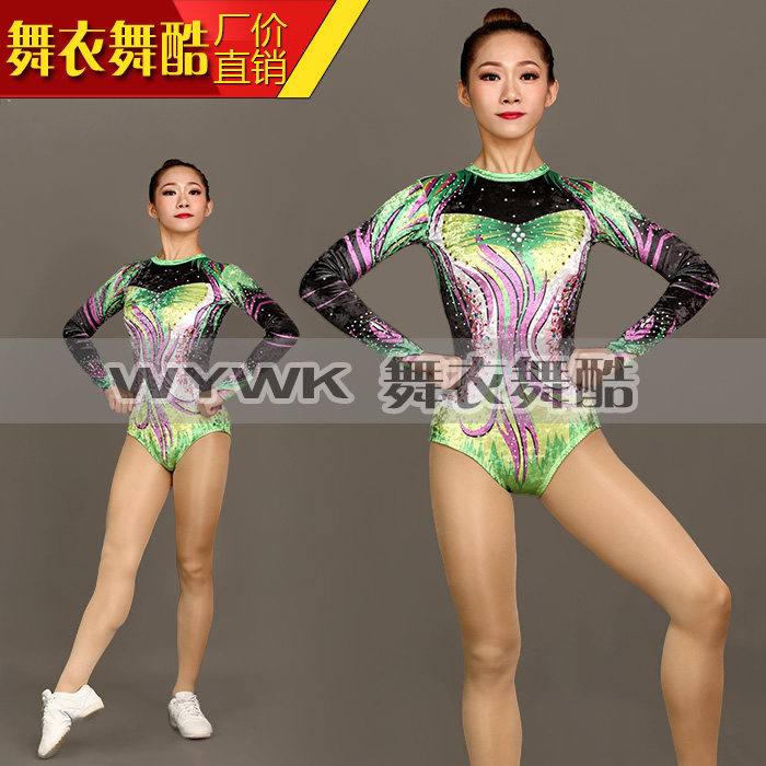 舞衣舞酷大众艺考男女演出体操服
