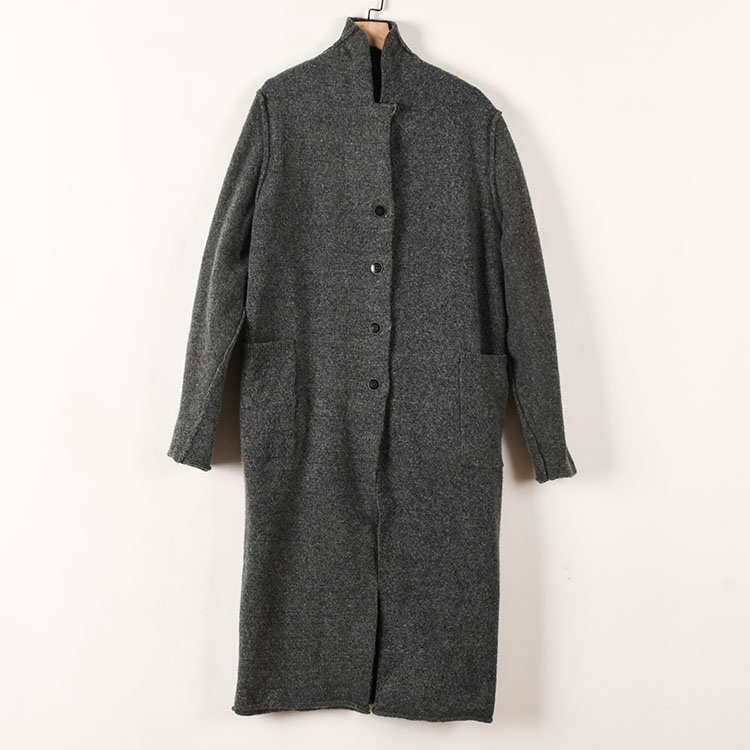 男装品牌折扣长款羊毛呢针织