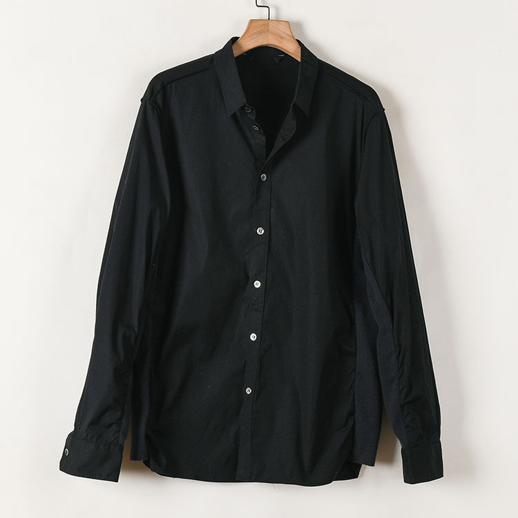 品牌折扣特价正品时尚韩版通勤拼色拼接单排扣衬衫休闲外套
