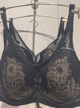 爱慕流金内衣女春夏3/4软钢圈深v无纺布大胸显小薄杯文胸AM12A751