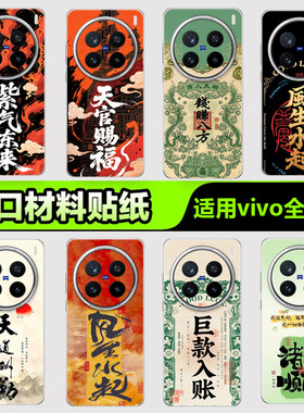 vivo手机贴纸后背膜适用于VivoX300X200IQOO15 13 12手机贴纸S3020背膜X908070Y500 400杂锦系列163M手机背膜