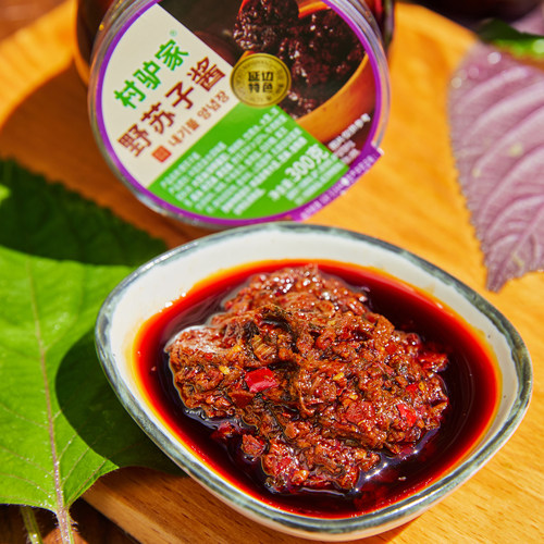 村驴家野苏子酱300g*2瓶