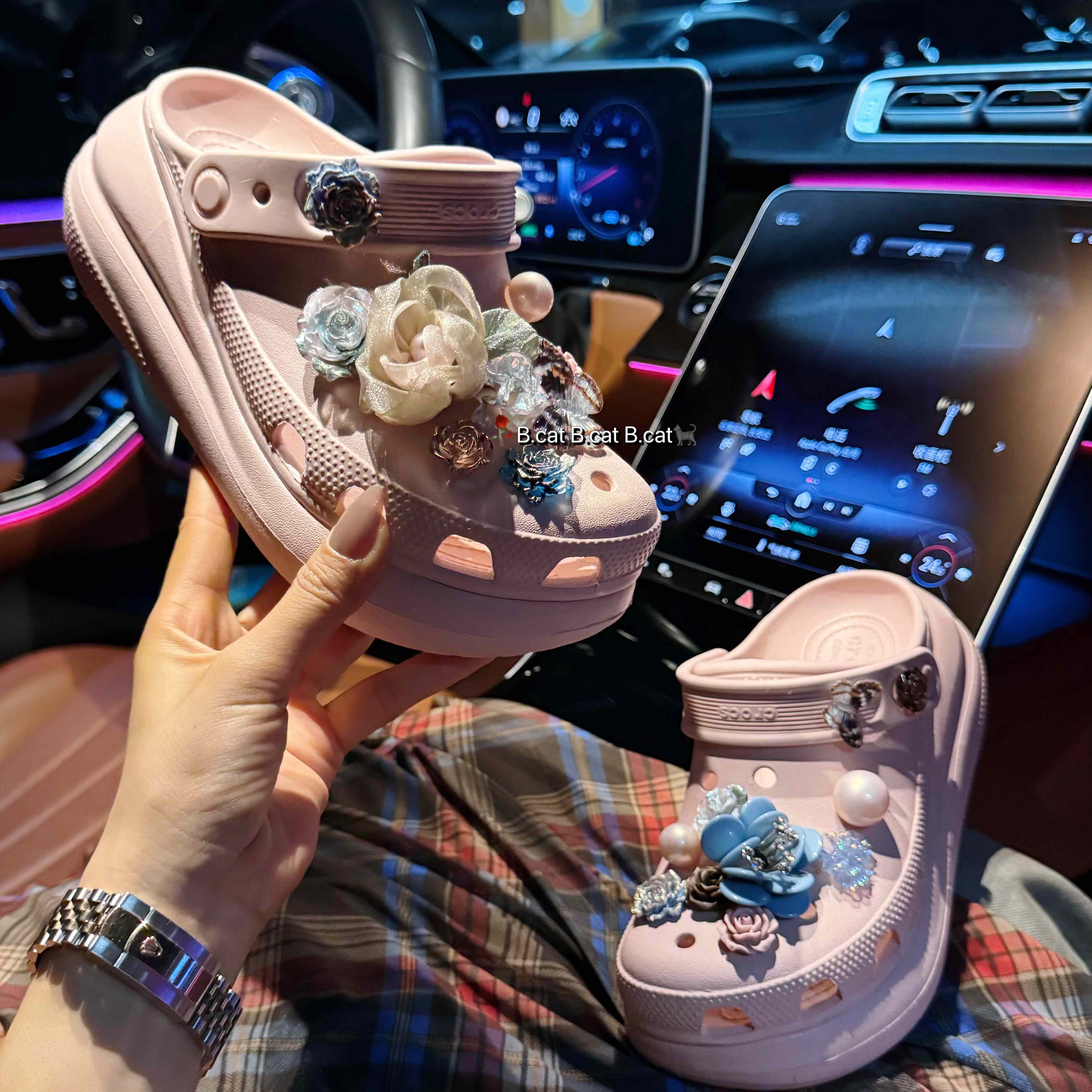 【莫奈色盘】原创洞洞鞋鞋花鞋扣装饰配件高级感 适配crocs