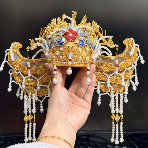 凤冠头饰神像手办发冠顺丰包邮