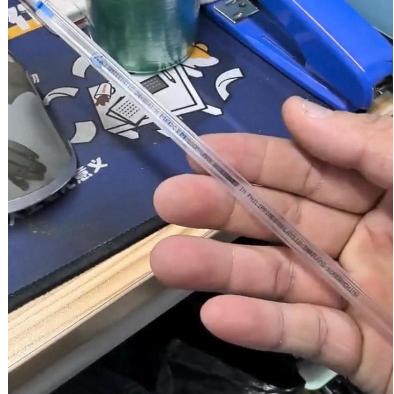 ic芯片管 pvc塑料防静电 贴片空管 MSOP8 MSOP10 0.6厚  3.0MM 新