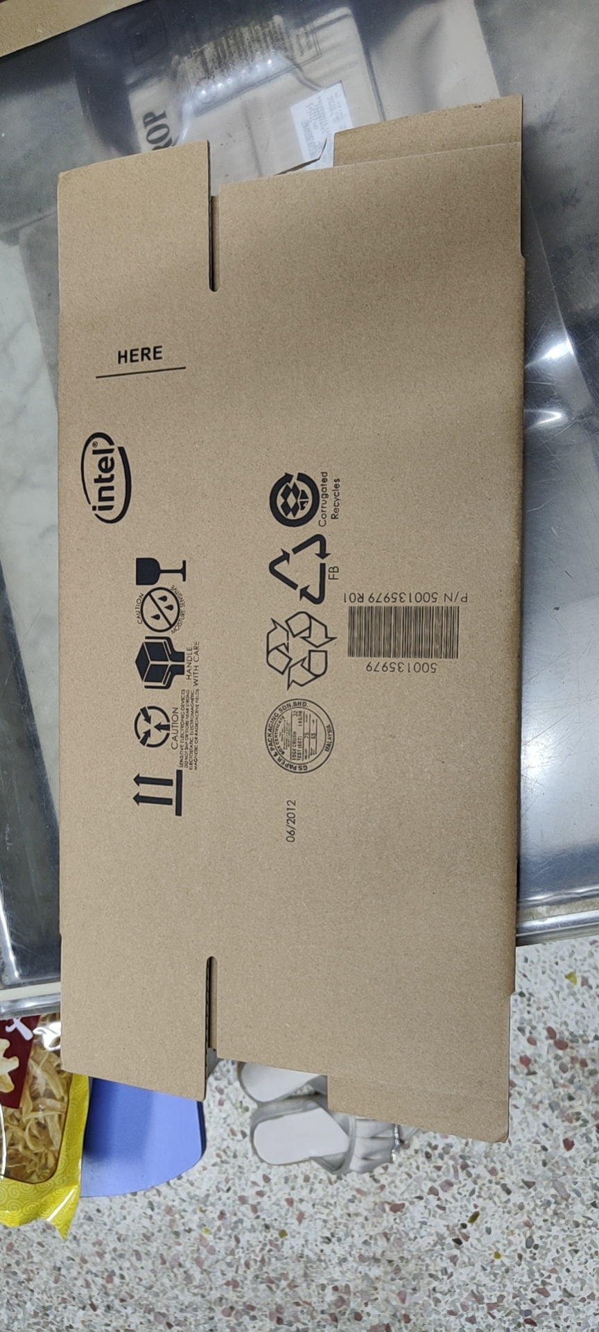 元器件包装纸盒托盘英特尔