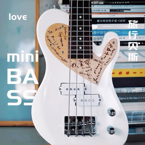 TODO贝斯love系列miniBASS钢弦四弦30寸女生初学便携旅行P型贝司