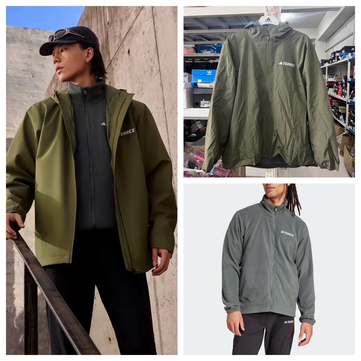 阿迪达斯TERREX户外冲锋衣男女三合一保暖防风拒水外套夹克JY4798,运动服/休闲服装,运动茄克/外套,淘宝优惠券,粉丝福利购,淘宝优惠卷