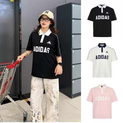 阿迪达斯夏季短袖复古POLO衫