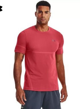 UA安德玛 男子RUSH Seamless跑步训练速干健身运动短袖T恤1376781