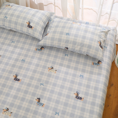 100全棉斜纹柔软舒适床单床笠